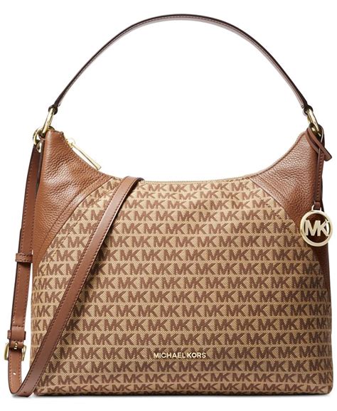 MICHAEL Michael Kors Aria Jacquard Signature Shoulder Bag